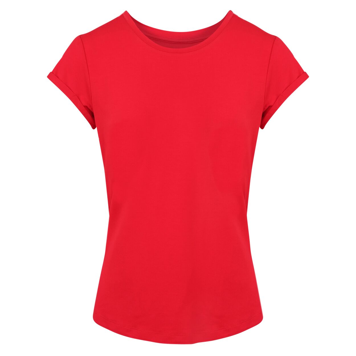 Premium T-shirt met ronde zoom
