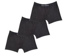 Bamboe boxershorts set van 3 stuks  - zwart